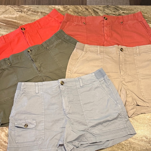 Sonoma Goods For Life Pants - Casual Stretch Shorts - Light Blue, Olive, Coral, Tan